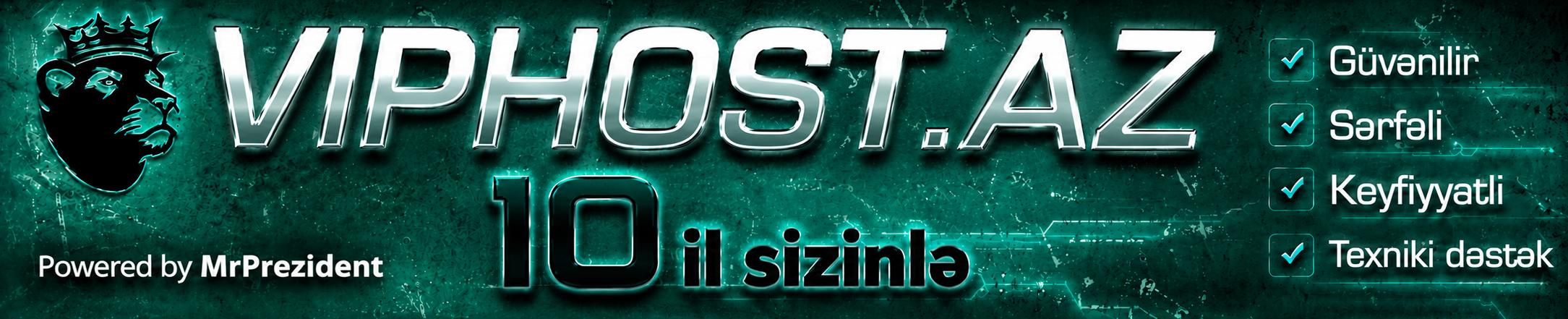 VIPHost.az - Güvənilir Hosting
